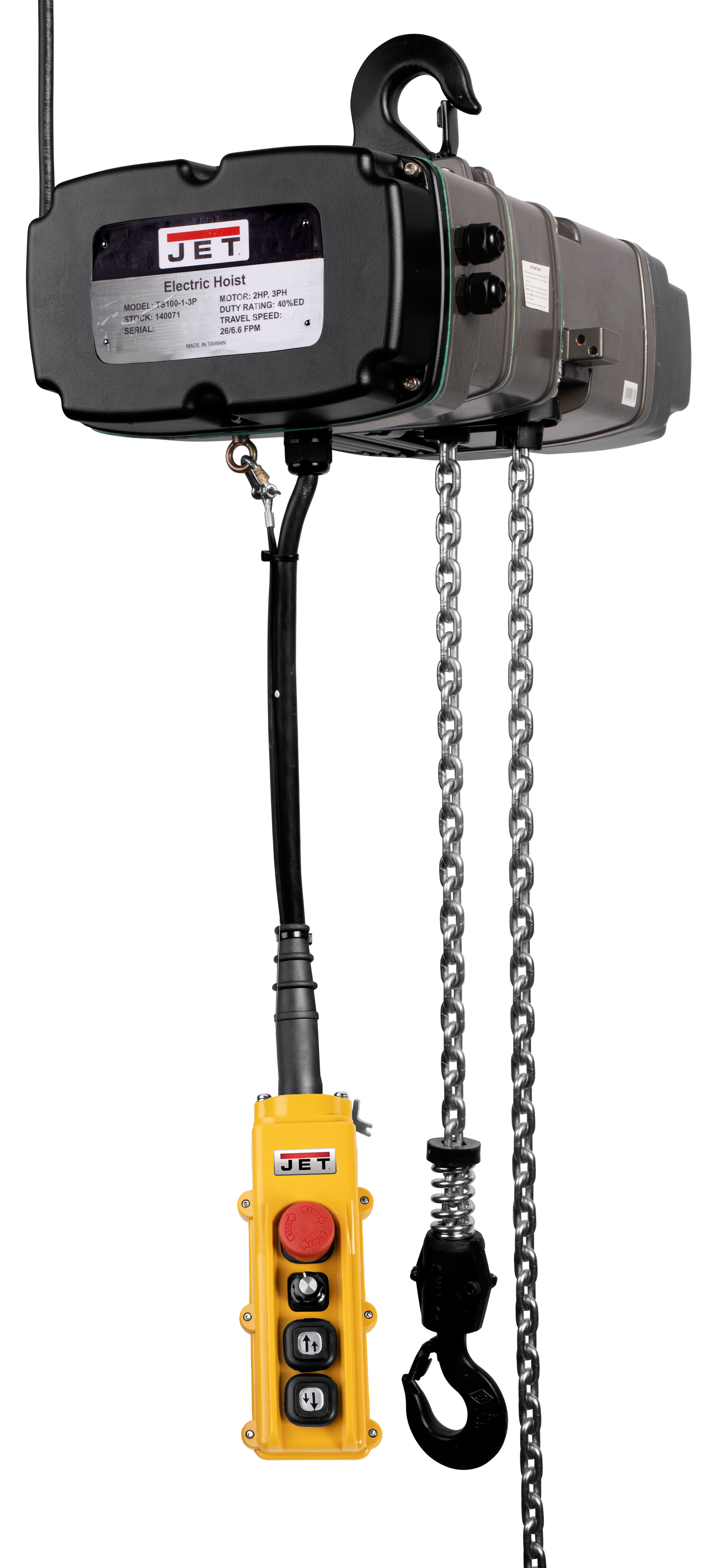 JET TS Series Two-Speed Electric Chain Hoist