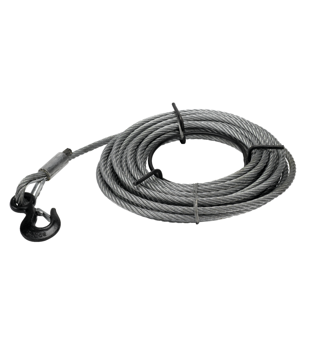 JET JG Series Replacement Wire Rope — 1-1/2 Ton, 7/16 in. Diameter, 66 Ft