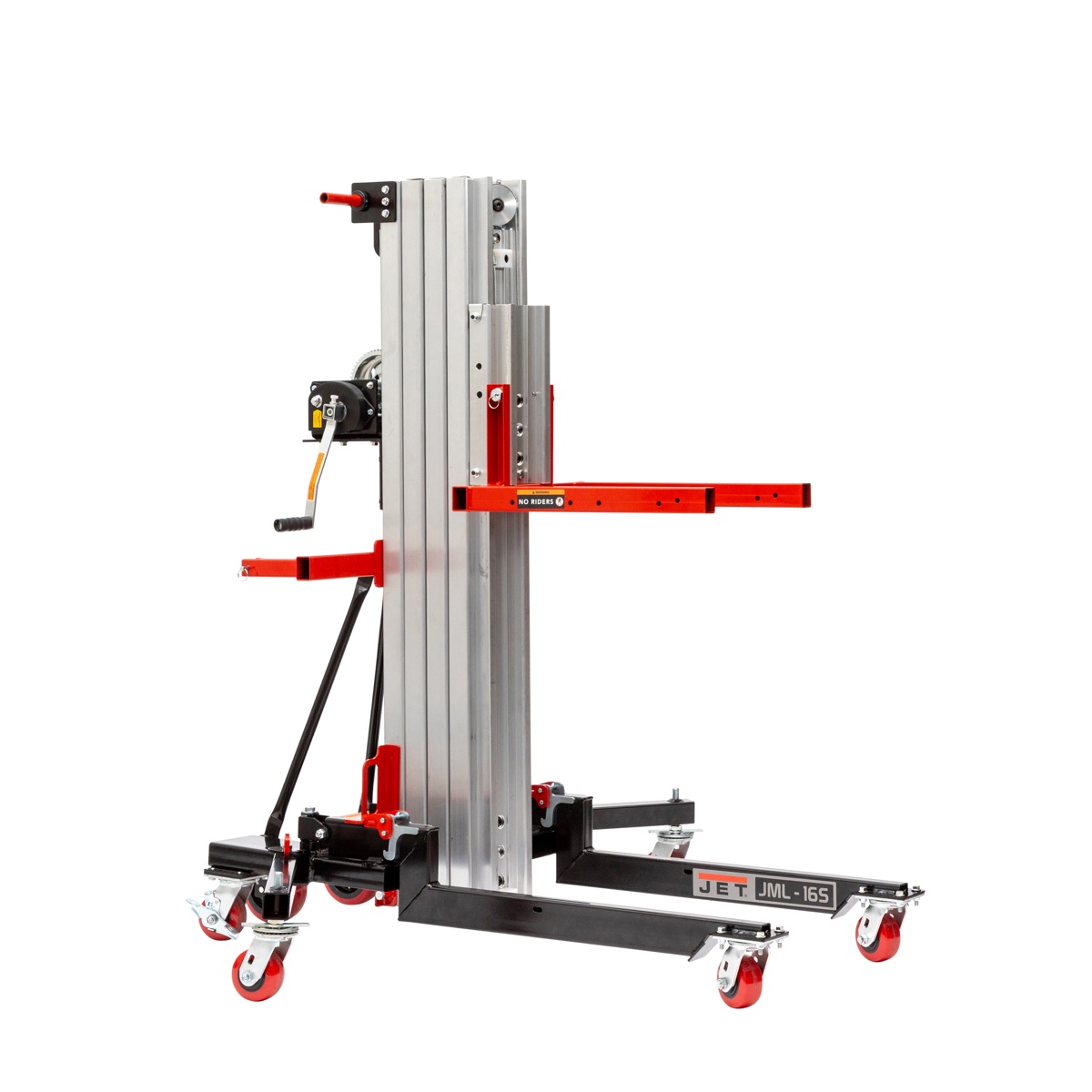 JET JML-16S Material Lift — 450 lb, 16' Lift Height