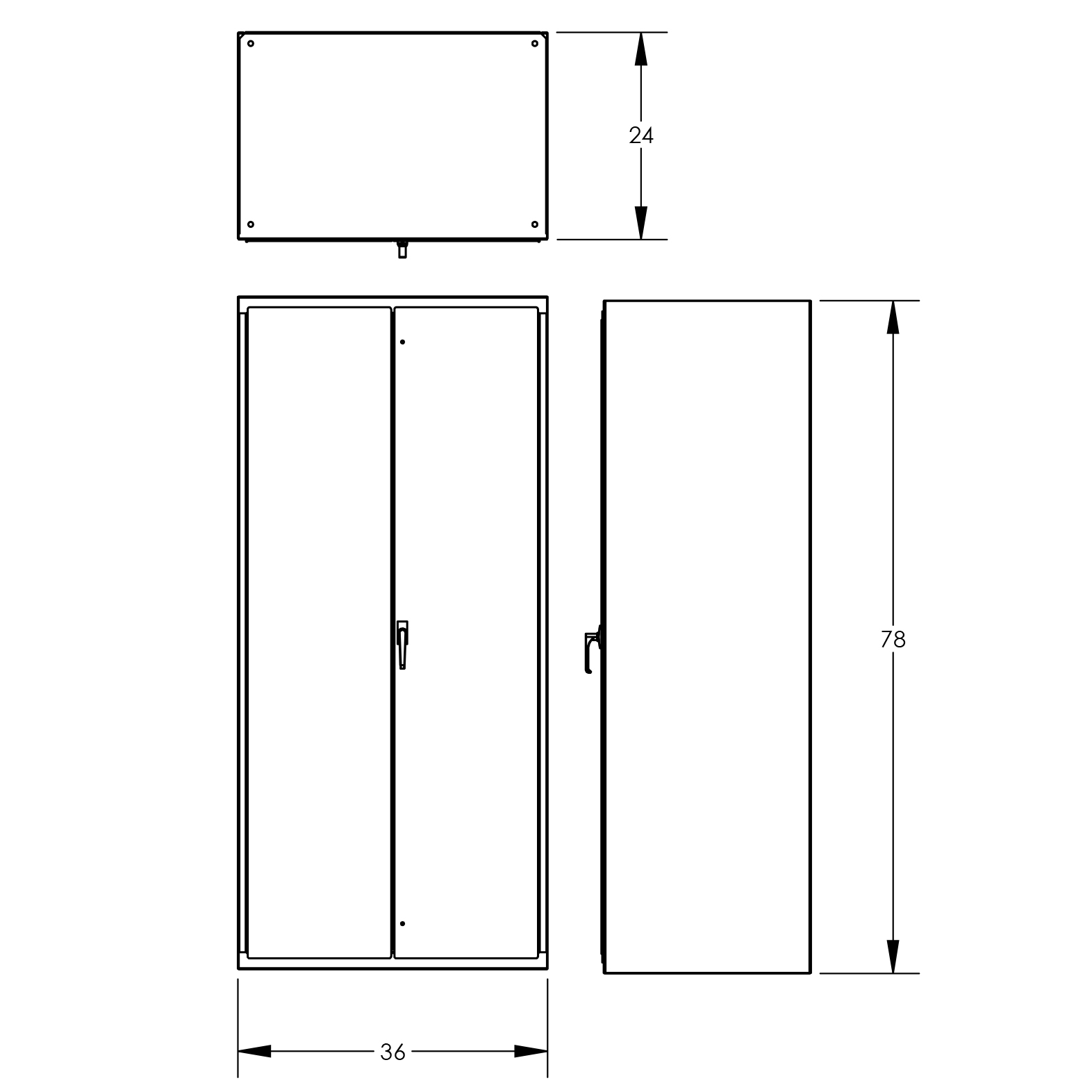 Valley Craft Bin & Shelf Cabinet