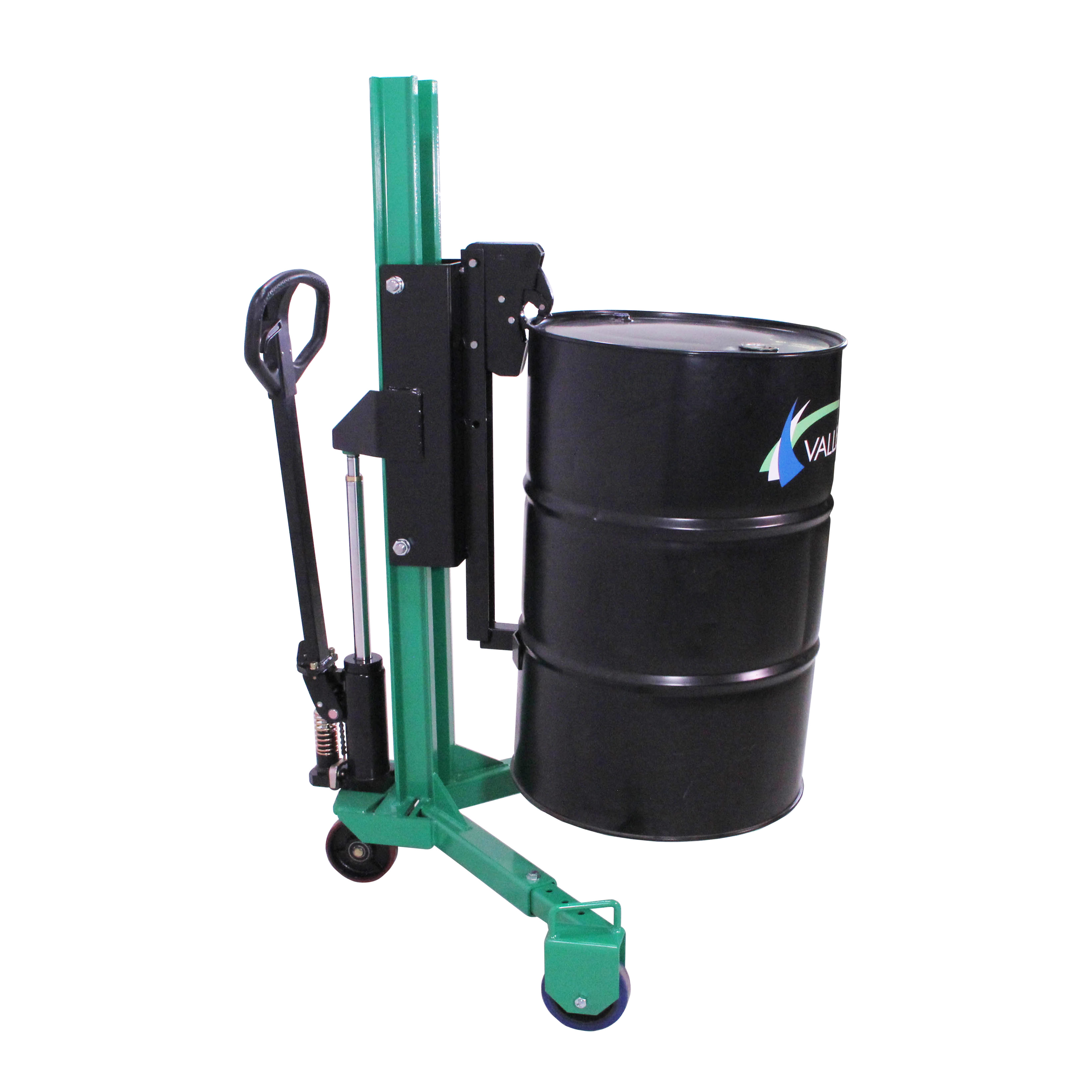 Valley Craft Drum Deluxe Lift & Transporter - Beak Connection, 800 lb. Capacity, used w/ Steel/Plastic/Fiber Drums